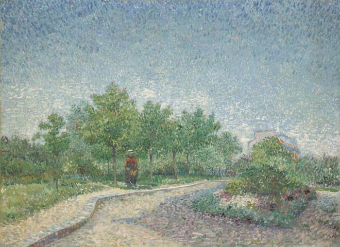 Vincent Van Gogh Corner in Voyer-d'Argenson Park at Asnieres oil painting picture